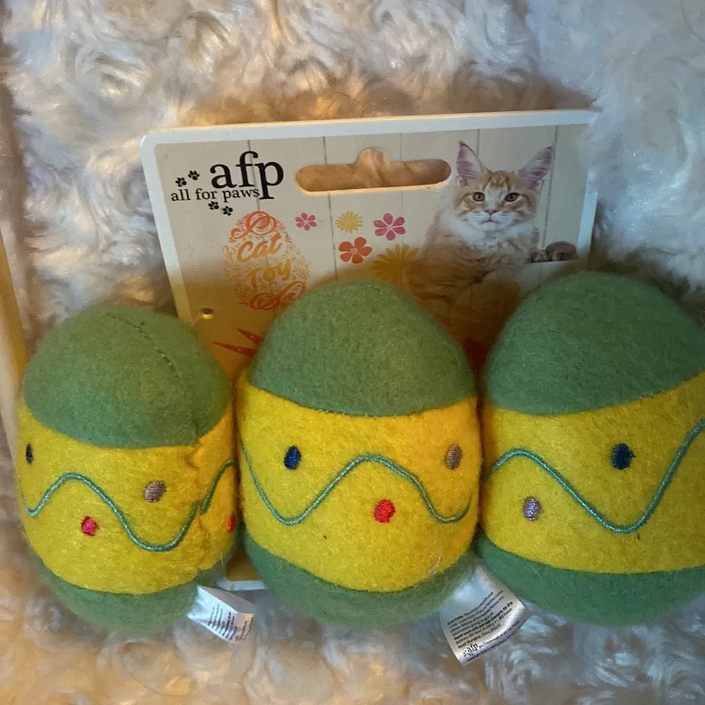 3 piece cat toy set
